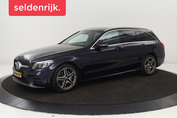 Mercedes-Benz C-Klasse 200 AMG | Stoelverwarming | Carplay | Trekhaak | Matrix LED | Sfeerverlichting | Leder/Alcantara | Side Assist | Camera
