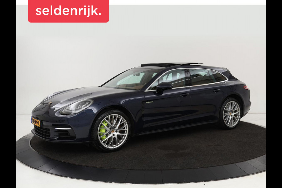 Porsche Panamera Sport Turismo 2.9 4 E-Hybrid | Panoramadak | Burmester 3D | Stoelventilatie | LED Adaptief | 360 camera | Luchtvering | Leder | Stuurverwarming | Soft-close