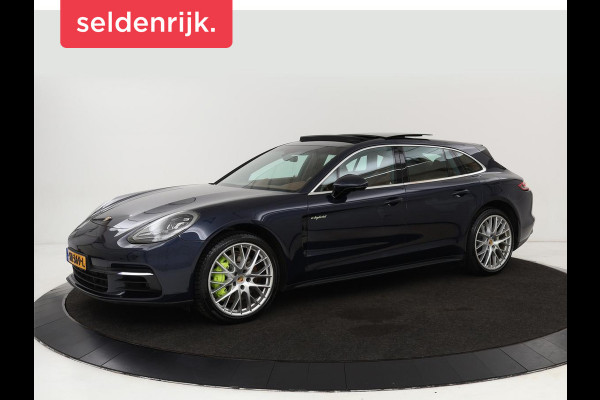 Porsche Panamera Sport Turismo 2.9 4 E-Hybrid | Panoramadak | Burmester 3D | Stoelventilatie | LED Adaptief | 360 camera | Luchtvering | Leder | Stuurverwarming | Soft-close