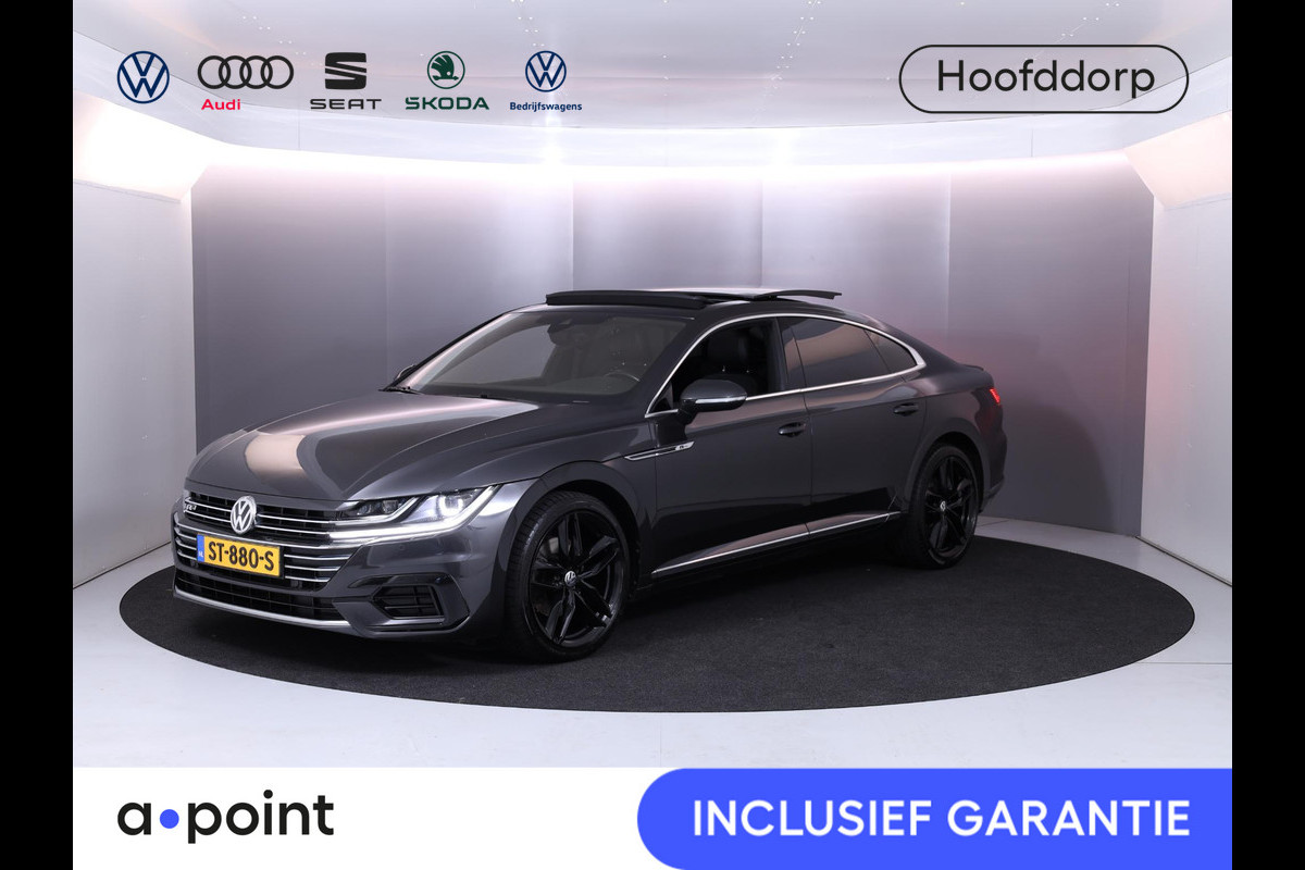 Volkswagen Arteon 1.5 TSI Business R 150pk AUT| Pano-dak| verwarmde voorruit| leer-alcantara| 19'LM-velgen Volkswagen Arteon 1.5 TSI Business R 150pk AUT| Pano-dak| verwarmde voorruit| leer-alcantara| 19'LM-velgen