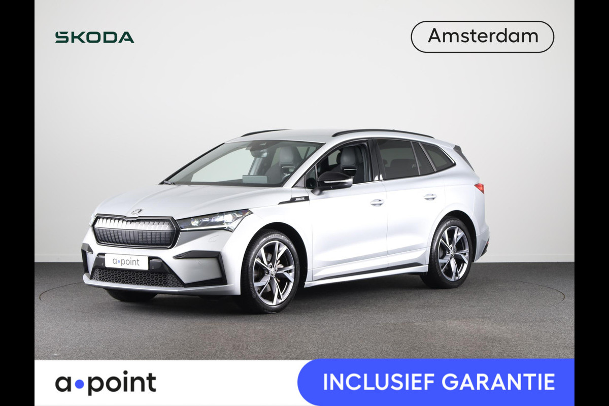 Škoda Enyaq 60 Sportline 58kWh | 180 pk | Navigatie | Parkeersensoren | Achteruitrijcamera | Cruise control | Stoelverwarming | Lichtmetalen velgen 20" | Škoda Enyaq 60 Sportline 58kWh | 180 pk | Navigatie | Parkeersensoren | Achteruitrijcamera | Cruise control | Stoelverwarming | Lichtmetalen velgen 20" |