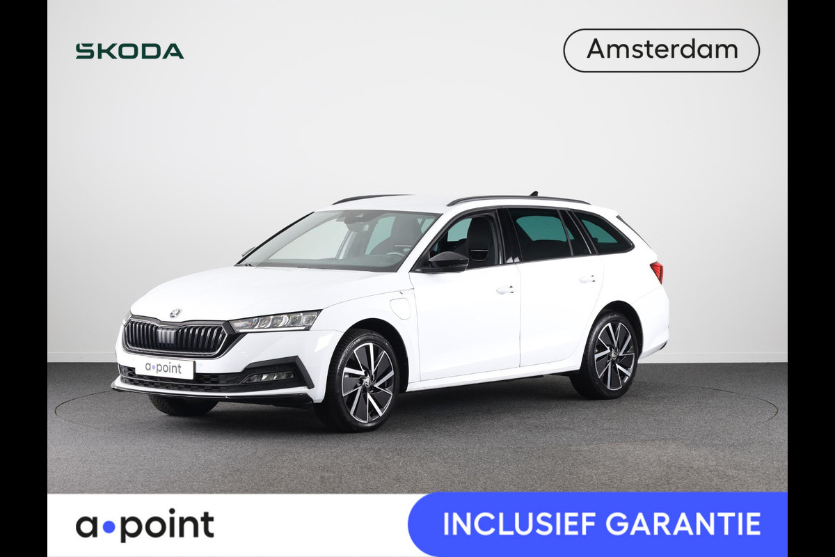 Škoda Octavia Combi 1.4 TSI iV PHEV Sportline Business 204pk Plug in Hybrid | Navigatie | 18 inch Lichtmetalen velgen | Travel Pakket Škoda Octavia Combi 1.4 TSI iV PHEV Sportline Business 204pk Plug in Hybrid | Navigatie | 18 inch Lichtmetalen velgen | Travel Pakket