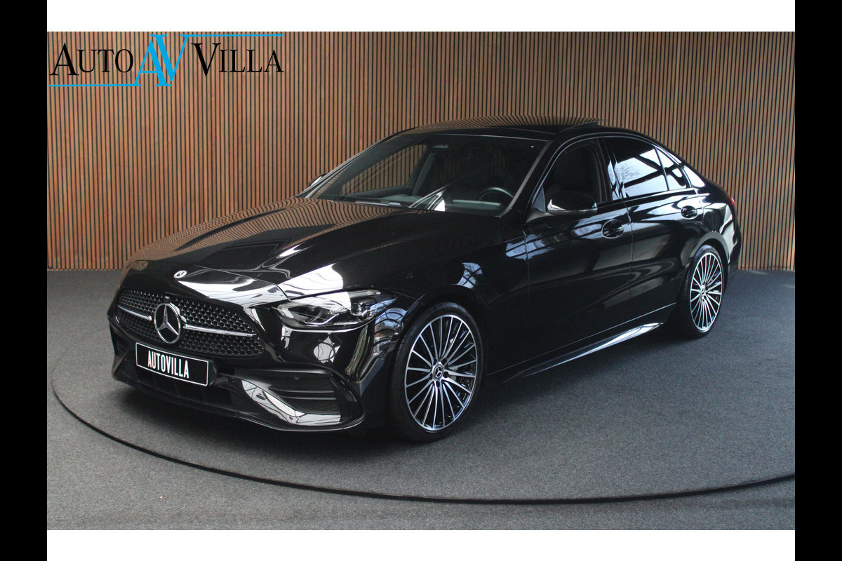 Mercedes-Benz C-Klasse 180 AMG Panodak Leer Camera Nightpack Navi Burmester PTS Ambient LM velgen Afneemb. trekhaak Mercedes-Benz C-Klasse 180 AMG Panodak Leer Camera Nightpack Navi Burmester PTS Ambient LM velgen Afneemb. trekhaak