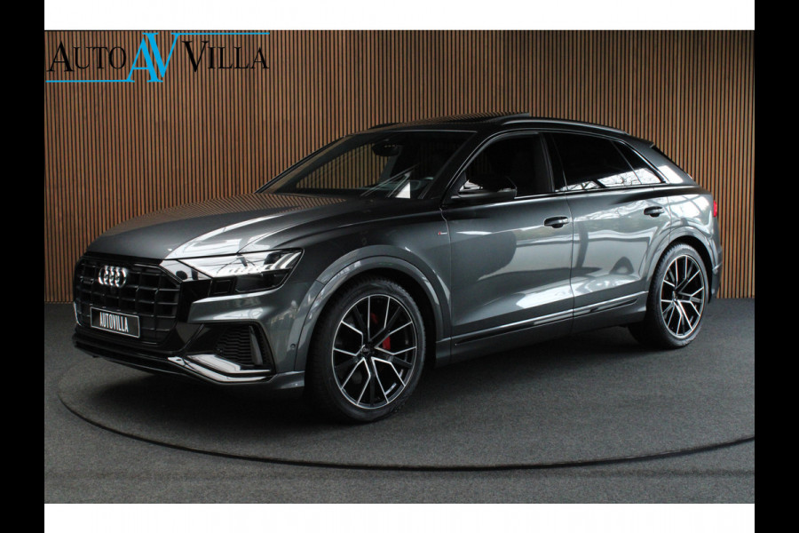Audi Q8 55 TFSI quattro S-line 360° HUD B&O Panodak ACC 22'' LM velgen Memory Climate voor en achter PDC