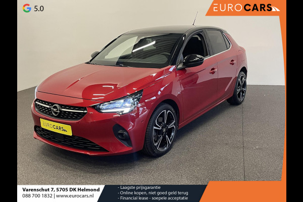 Opel Corsa 1.2 Turbo 100pk Elegance Sky Climate control Cruise control LED Panoramadak Stuurverwarming Stoelverwarming 360 camera Apple Carplay/ Android Auto