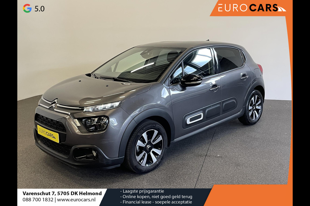 Citroën C3 1.2 PureTech Max Automaat Airco Navigatie d.m.v.Apple carplay / Android Auto Parksensoren Lichtmetalen Velgen Citroën C3 1.2 PureTech Max Automaat Airco Navigatie d.m.v.Apple carplay / Android Auto Parksensoren Lichtmetalen Velgen