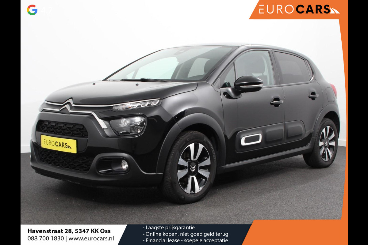 Citroën C3 1.2 PureTech Max Automaat Airco Navigatie d.m.v.Apple carplay / Android Auto Parksensoren Lichtmetalen Velgen Citroën C3 1.2 PureTech Max Automaat Airco Navigatie d.m.v.Apple carplay / Android Auto Parksensoren Lichtmetalen Velgen