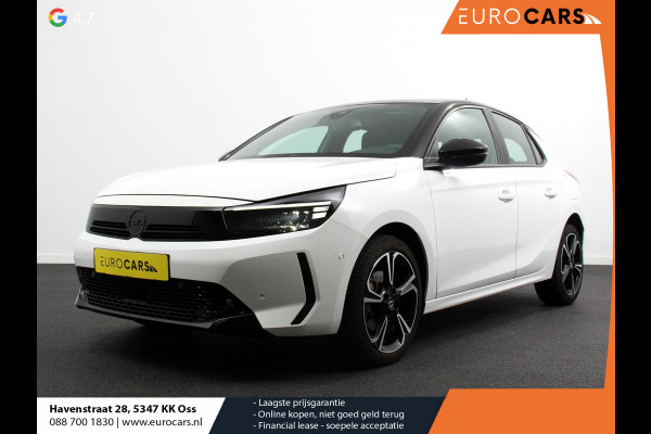 Opel Corsa 1.2 GS Panorama dak Digitale Cockpit Climate Control Dab Camera Parkeersensoren Cruise control LED Verwarmde voorstoelen Stuurwiel verwarmd Navigatie Climate control Apple carplay/ Android Auto Parkeer sensoren voor en achter