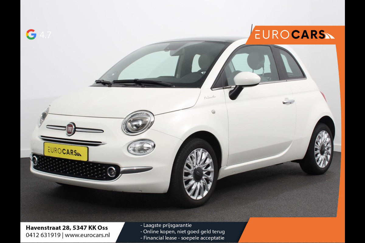 Fiat 500 1.0 Hybrid Dolcevita Parkeersensor achter Climate control Radio Panoramadak Cruise control Fiat 500 1.0 Hybrid Dolcevita Parkeersensor achter Climate control Radio Panoramadak Cruise control