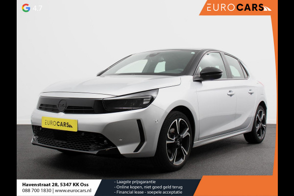 Opel Corsa 1.2 GS 100pk Panorama dak Climate Control Achteruitrij Camera Parkeersensoren Cruise control LED Verwarmde voorstoelen Stuurwiel verwarmd Apple carplay/ Android Auto