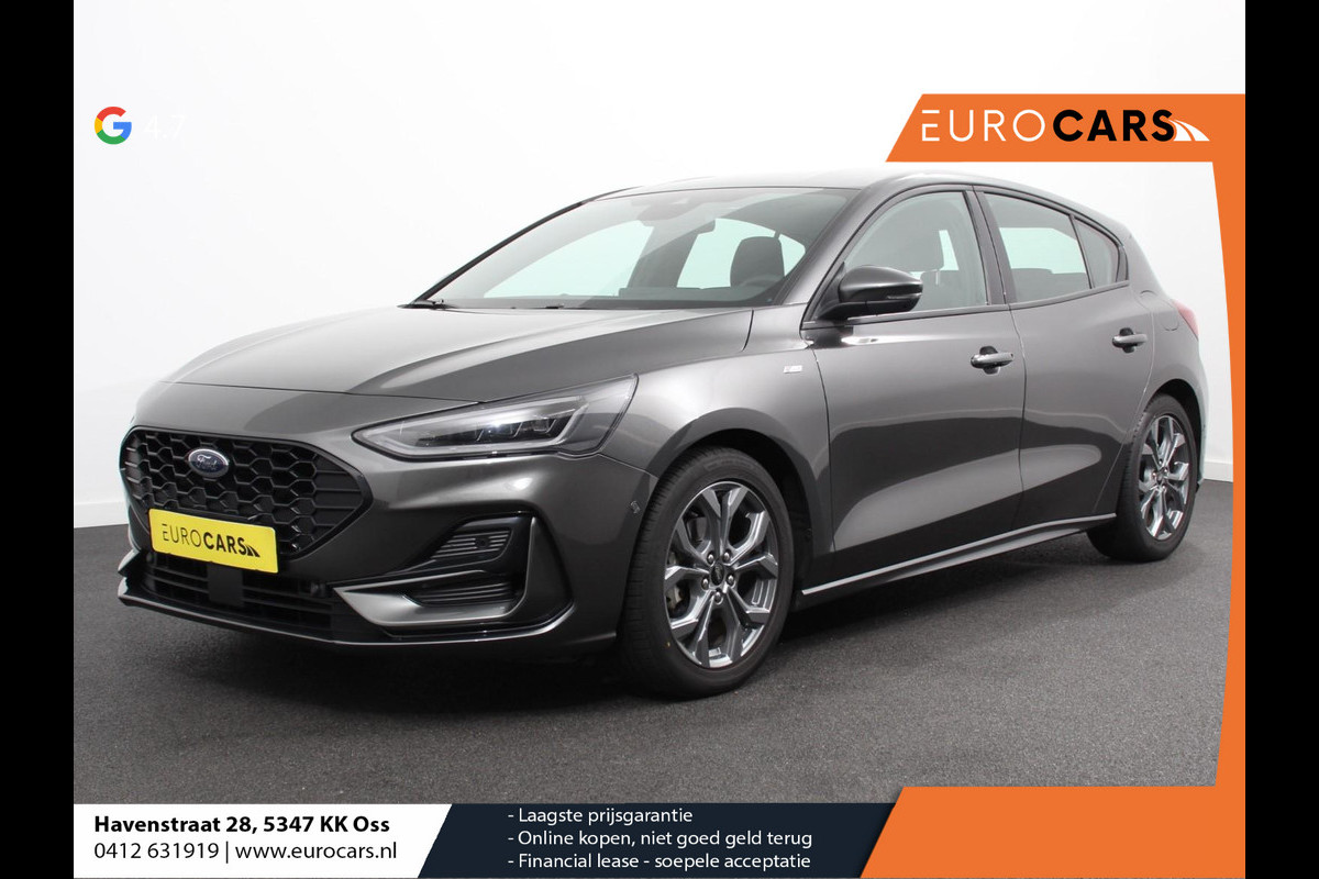 Ford Focus 1.0 125 PK Hybrid ST Line Navigatie Climate Control Led Dab Camera Parkeer sensoren Cruise Control Lichtmetalen velgen Ford Focus 1.0 125 PK Hybrid ST Line Navigatie Climate Control Led Dab Camera Parkeer sensoren Cruise Control Lichtmetalen velgen