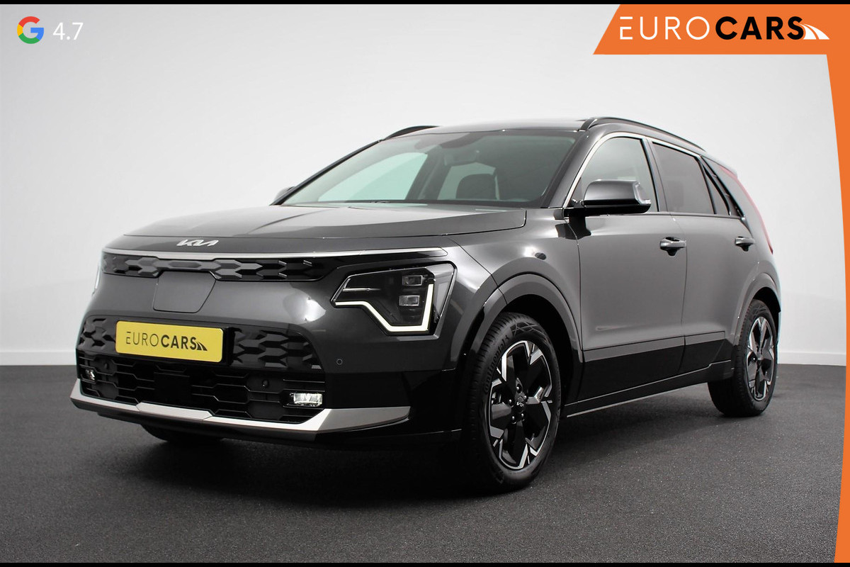 Kia Niro EV DynamicPlusLine 64.8 kWh Navigatie Half Leder Schuif-kantel dak Electrisch bedienbare achterklep DAB Led Camera Extra Getint Glas Lichtmetalen Velgen Kia Niro EV DynamicPlusLine 64.8 kWh Navigatie Half Leder Schuif-kantel dak Electrisch bedienbare achterklep DAB Led Camera Extra Getint Glas Lichtmetalen Velgen