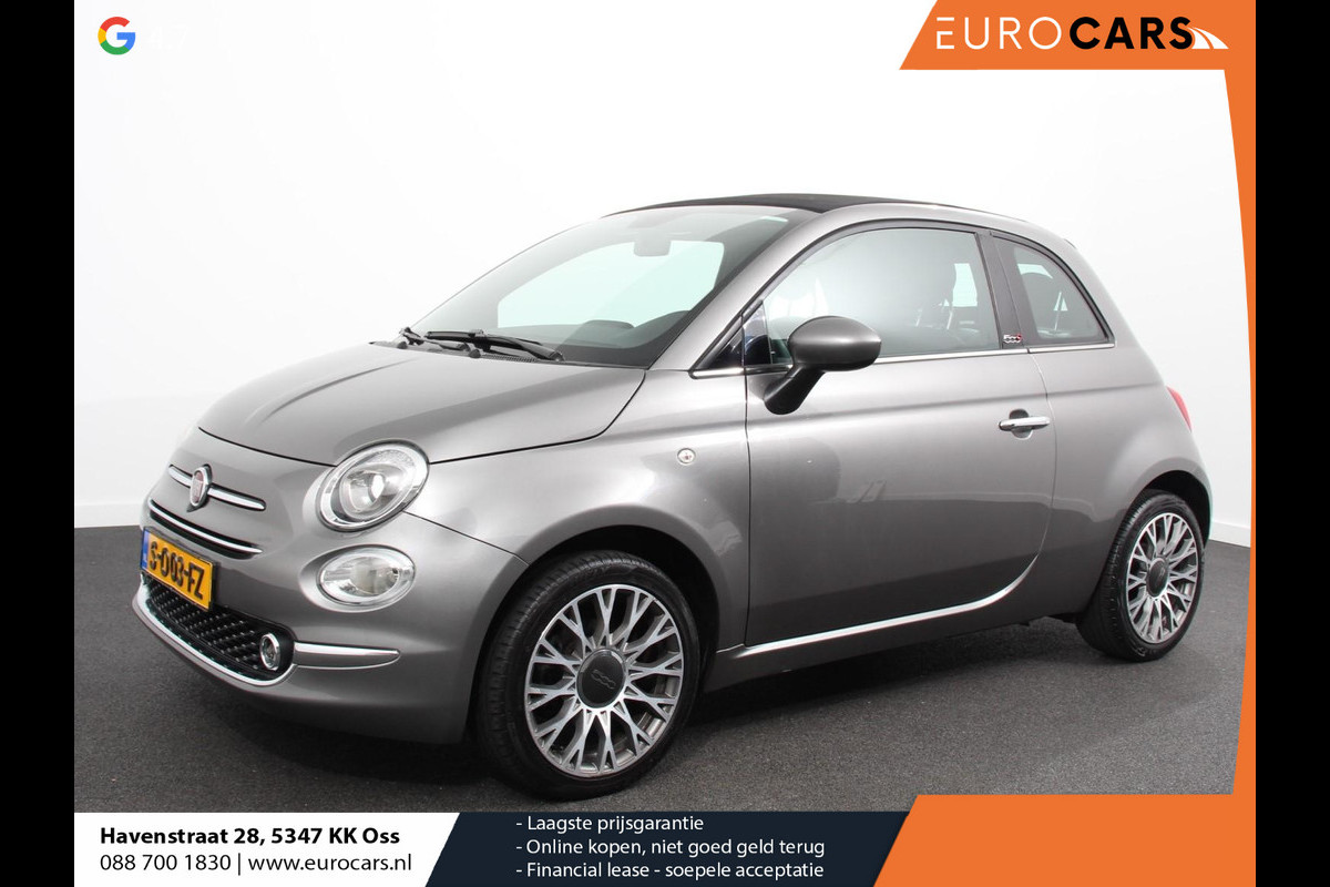 Fiat 500C 1.2 Star Lederen bekleding Navigatie Apple Carplay / Android Auto Climate Control Parkeer sensoren Led Fiat 500C 1.2 Star Lederen bekleding Navigatie Apple Carplay / Android Auto Climate Control Parkeer sensoren Led