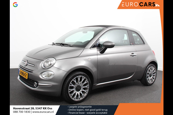 Fiat 500C 1.2 Star Lederen bekleding Navigatie Apple Carplay / Android Auto Climate Control Parkeer sensoren Led