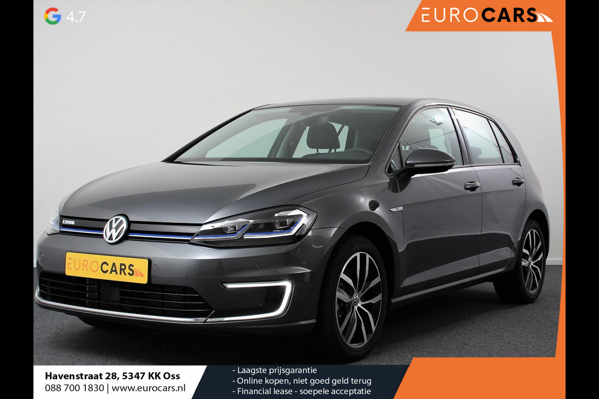 Volkswagen e-Golf e-Golf | Navigatie | Digitale Cockpit | Bluetooth | Cruise Control | Lichtmetalen Velgen | Camera | Parkeer Sensoren Volkswagen e-Golf e-Golf | Navigatie | Digitale Cockpit | Bluetooth | Cruise Control | Lichtmetalen Velgen | Camera | Parkeer Sensoren