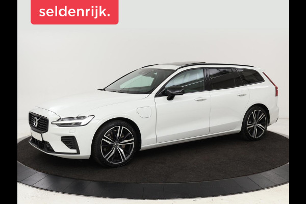 Volvo V60 2.0 T6 Recharge AWD R Design | Panoramadak | Trekhaak | Stoel & stuurverwarming | Carplay | Navigatie | Full LED