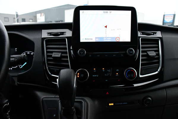 Ford Transit Custom 300 2.0 TDCI L2H1 DC Black Edition Camera, Adaptieve Cruise, 170Pk, Carplay, Automaat, Leder, Multimedia, Sensoren, 2 x Schuifdeur, UNIEK!