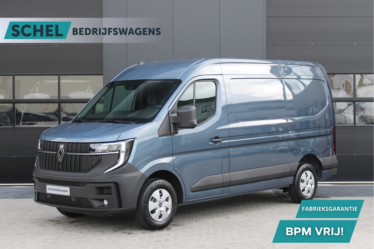 Renault Master T35 2.0 dCi 170pk L2H2 Extra - Navigatie - Blind Spot - Camera - Stoelverwarming - Verwarmde voorruit - Rijklaar Renault Master T35 2.0 dCi 170pk L2H2 Extra - Navigatie - Blind Spot - Camera - Stoelverwarming - Verwarmde voorruit - Rijklaar