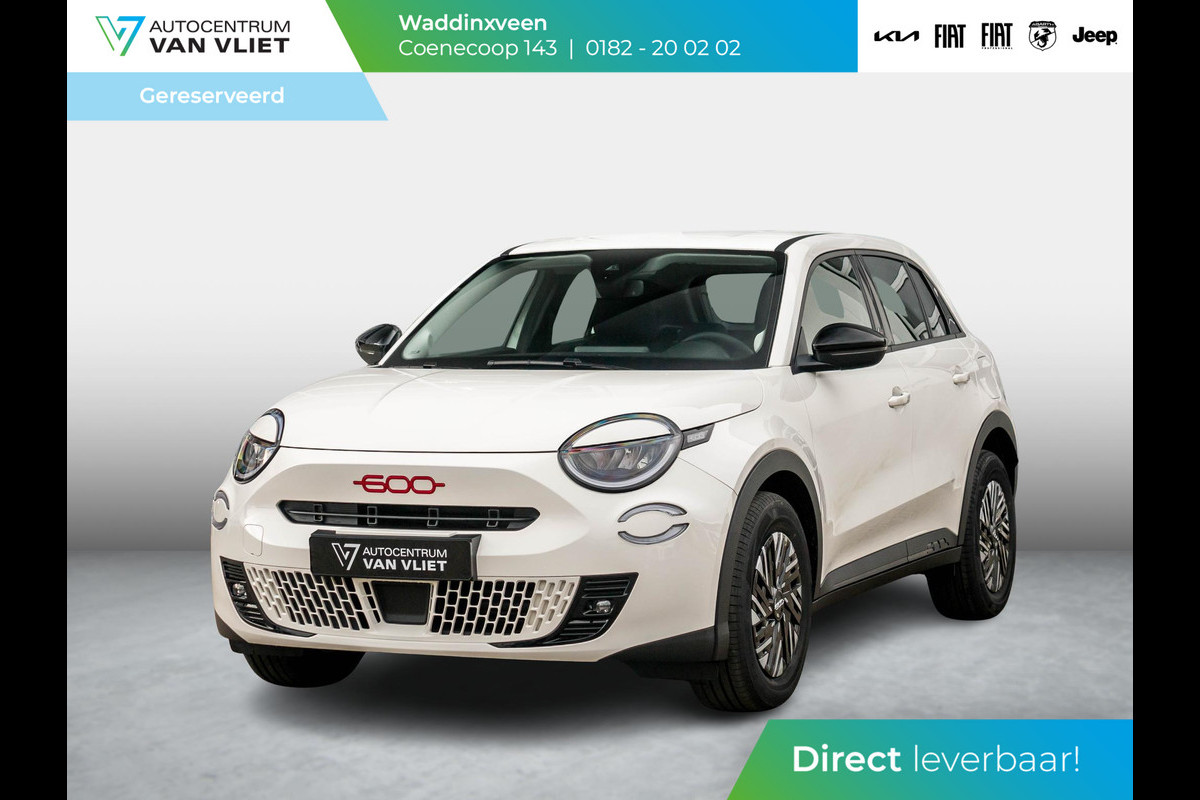 Fiat 600E RED 54 kWh | Mega scherpe Prijs, zolang de voorraad strekt ! | Gratis Wallbox Fiat 600E RED 54 kWh | Mega scherpe Prijs, zolang de voorraad strekt ! | Gratis Wallbox