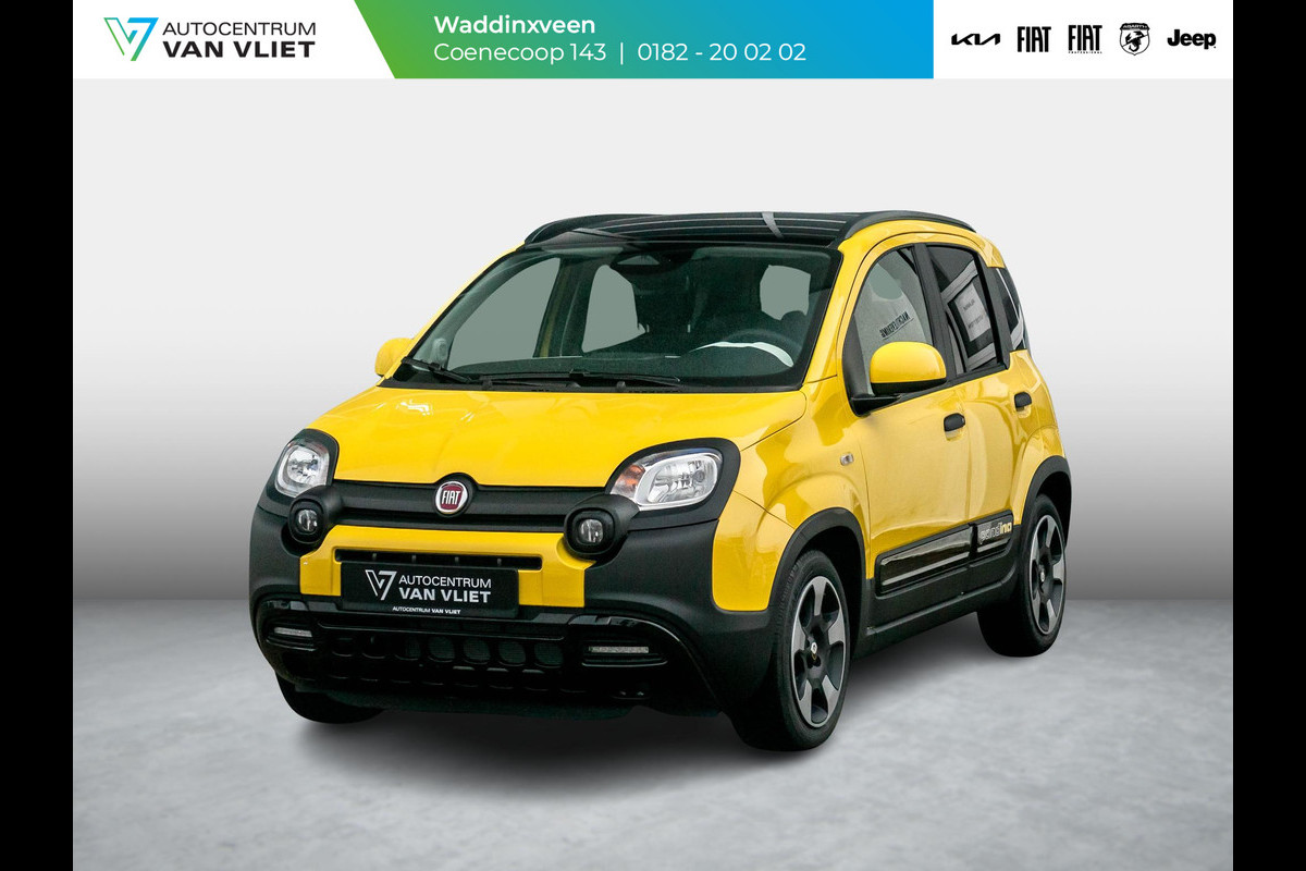 Fiat Panda Hybrid Pandina | Airco | Cruise | Priv Glass | Dakrails | 15" | PDC | Apple Carply | Bicolore Fiat Panda Hybrid Pandina | Airco | Cruise | Priv Glass | Dakrails | 15" | PDC | Apple Carply | Bicolore
