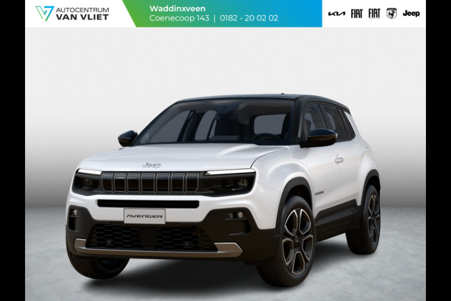 Jeep Avenger Summit 54 kWh | Schuif/Kanteldak | Leder&Winter Pack | Info&Convenience Pack | Full Operational Lease € 599,-