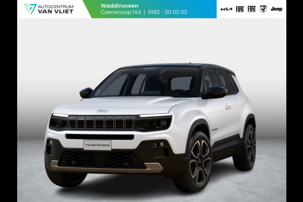 Jeep Avenger Summit 54 kWh | Schuif/Kanteldak | Leder&Winter Pack | Info&Convenience Pack | Full Operational Lease € 599,-