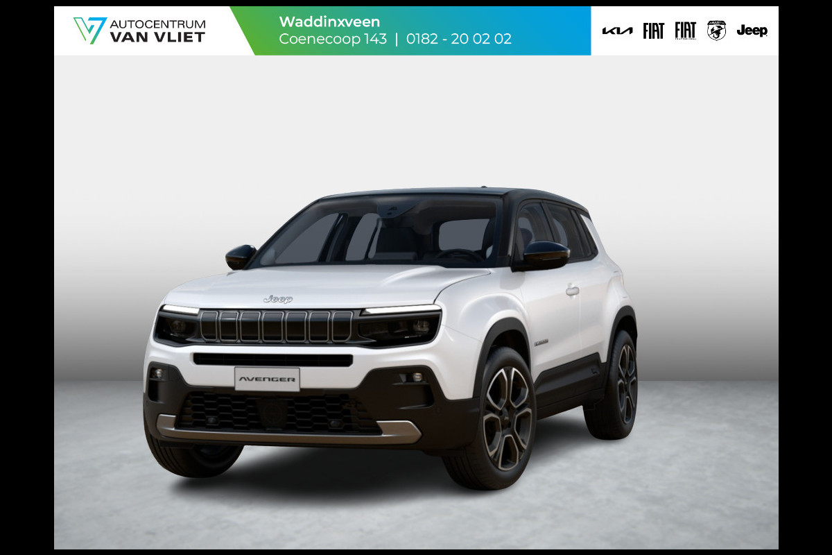 Jeep Avenger 1.2 e-Hybrid Summit | Winter Pack | Schuif/Kanteldak | Infotainment&Convience Pack | Bicolore Jeep Avenger 1.2 e-Hybrid Summit | Winter Pack | Schuif/Kanteldak | Infotainment&Convience Pack | Bicolore