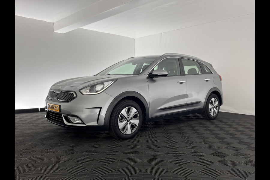 Kia Niro 1.6 GDi Hybrid ExecutiveLine Aut. *LEATHER-FABRIC | NAVI-FULLMAP | KEYLESS | CAMERA | COMFORT-SEATS | DIGI-COCKPIT | LANE-ASSIST | ECC | CARPLAY | PDC | 16''ALU*