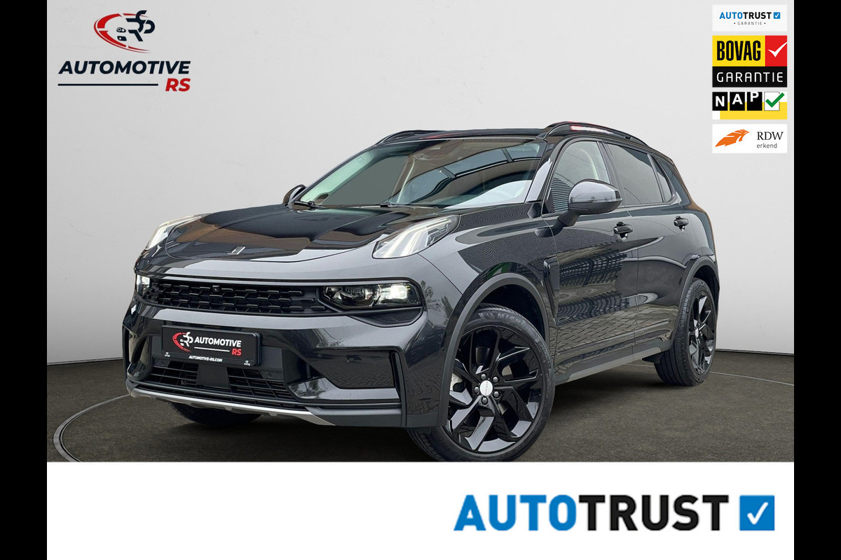 Lynk & Co RS Shadow Edition 01 1.5 262PK Trekhaak Pano 360° Navi Adapt cruise 262PK Elekr. Achterklep Lynk & Co RS Shadow Edition 01 1.5 262PK Trekhaak Pano 360° Navi Adapt cruise 262PK Elekr. Achterklep