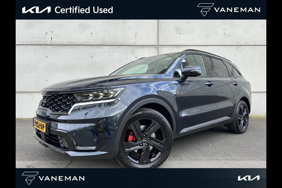 Kia Sorento 1.6 T-GDI Plug-in Hybrid 4WD ExecutiveLine Automaat | Elektrische Trekhaak | 7 Persoons | Panoramadak | BOSE | Leder | HUD | 360 Camera | Navi | 19” Velgen | Stoelkoeling | Key-Less | BSD | Clima | Stuur-/Stoelverwarming | PDC | Cruise | LED |