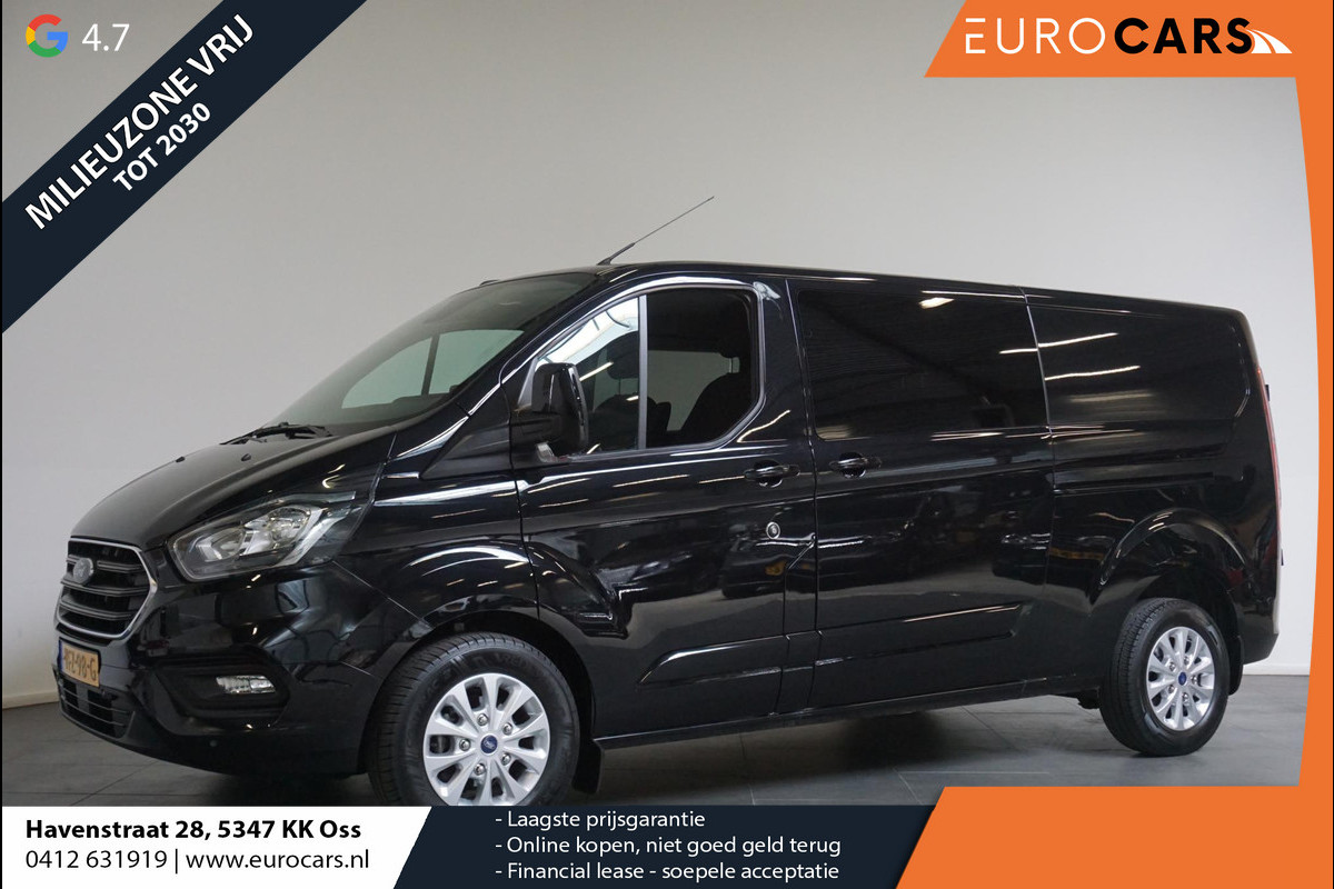 Ford Transit Custom 300 2.0 TDCI 130 pk Automaat Dubbele Cabine LIMITED! L2 | Navigatie | Airco | Bluetooth | 5-Zits | Trekhaak | DAB+ Ford Transit Custom 300 2.0 TDCI 130 pk Automaat Dubbele Cabine LIMITED! L2 | Navigatie | Airco | Bluetooth | 5-Zits | Trekhaak | DAB+