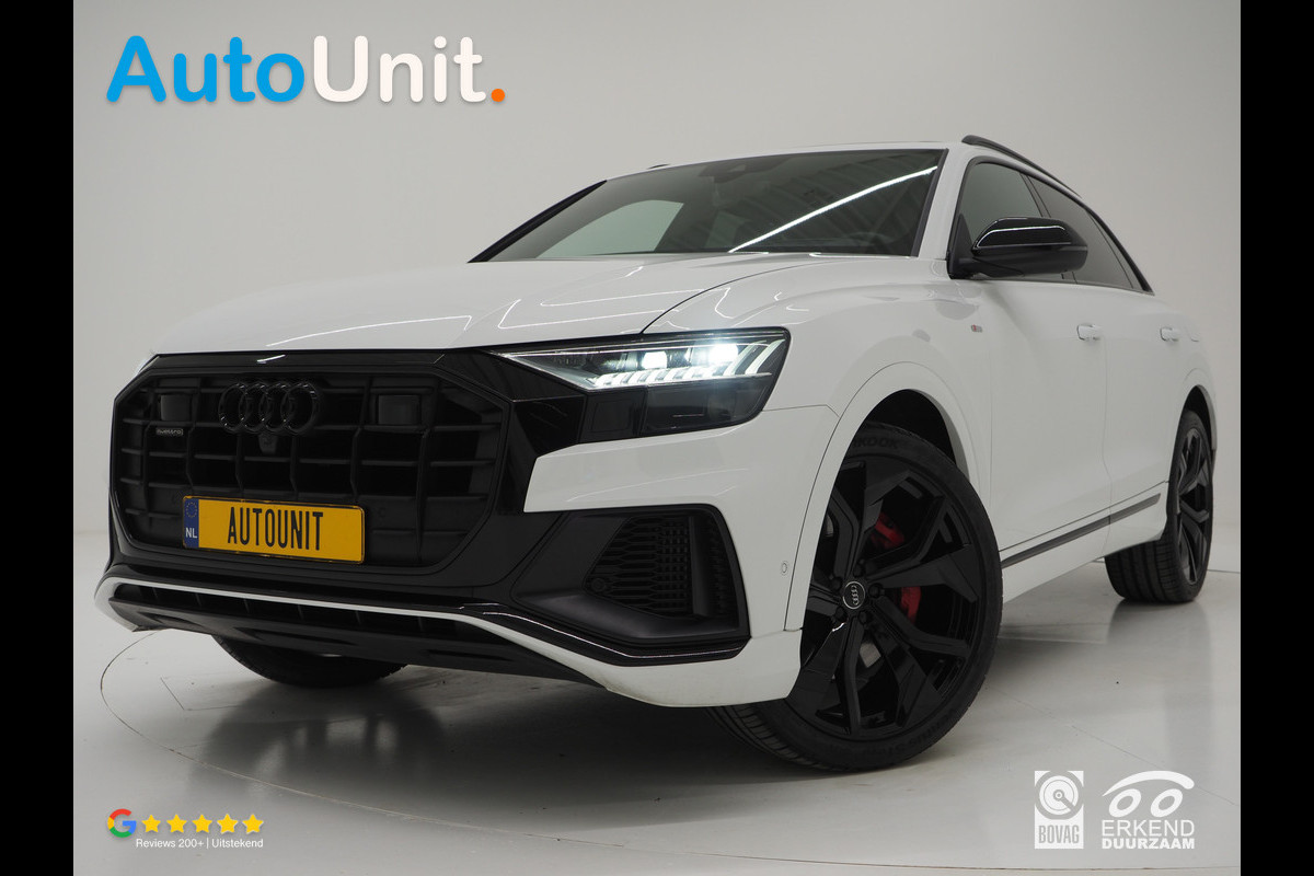 Audi Q8 60 TFSI e quattro Competition BlackOptic 462PK | RS Stoelen | 23" | Panoramadak | Luchtvering | B&O | 360 | Trekhaak Audi Q8 60 TFSI e quattro Competition BlackOptic 462PK | RS Stoelen | 23" | Panoramadak | Luchtvering | B&O | 360 | Trekhaak