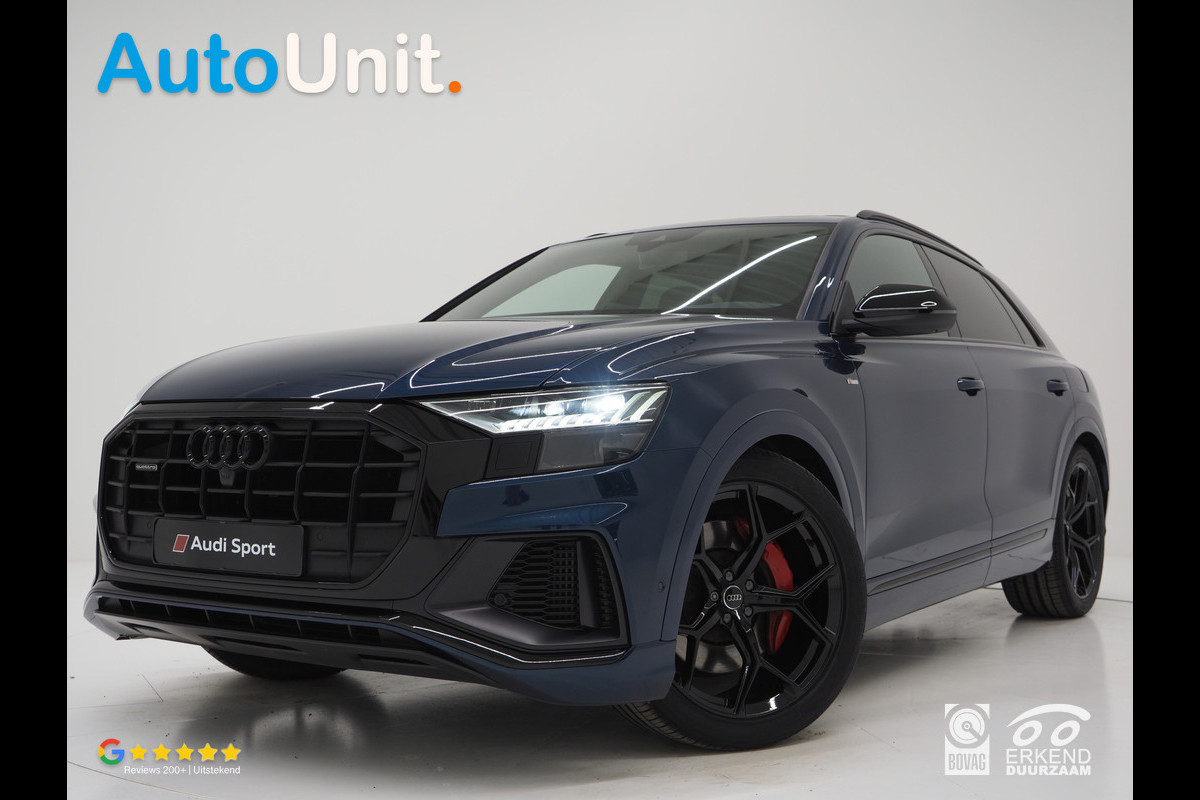 Audi Q8 60 TFSIe quattro Competition | Panoramadak | Luchtvering | 360 | Keyless | Trekhaak Audi Q8 60 TFSIe quattro Competition | Panoramadak | Luchtvering | 360 | Keyless | Trekhaak