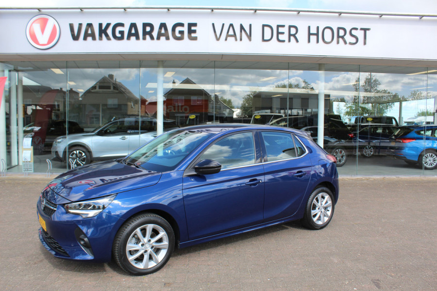 Opel Corsa 1.2-100pk Elegance 5drs. Super mooie Opel Corsa ! Cruise Control, Climate Control, Multimedia, LED verlichting, Licht metalen velgen, Lane assist etc.