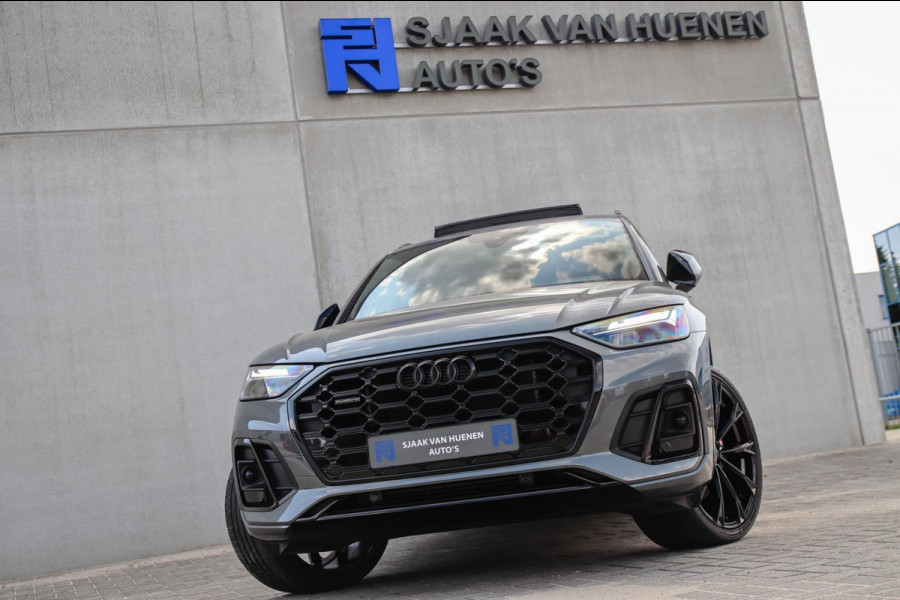 Audi Q5 50 TFSI e Quattro Competition Pro Line S S-Line 299pk Automaat! Kuipstoelen|Panoramadak|Virtual Cockpit|Camera|HUD|22inch