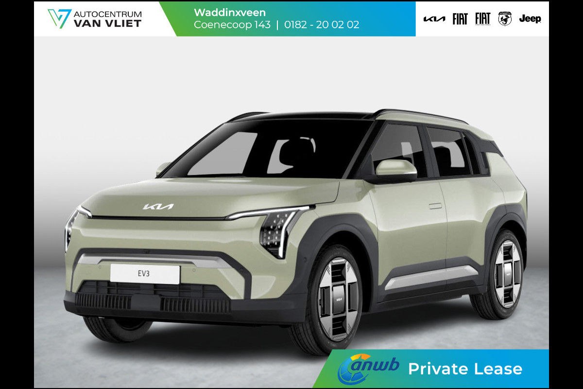 Kia EV3 Plus Advanced 81.4 kWh ANWB Private Lease v.a. € 569,- | Snelle Levering | 600km Rijbereik | Navi | 19" | Adapt. Cruise | Clima | Schuif/Kanteldak | Stoel&Stuurverw. | Priv Glass | BSM | Harman Kardon | Kia EV3 Plus Advanced 81.4 kWh ANWB Private Lease v.a. € 569,- | Snelle Levering | 600km Rijbereik | Navi | 19" | Adapt. Cruise | Clima | Schuif/Kanteldak | Stoel&Stuurverw. | Priv Glass | BSM | Harman Kardon |