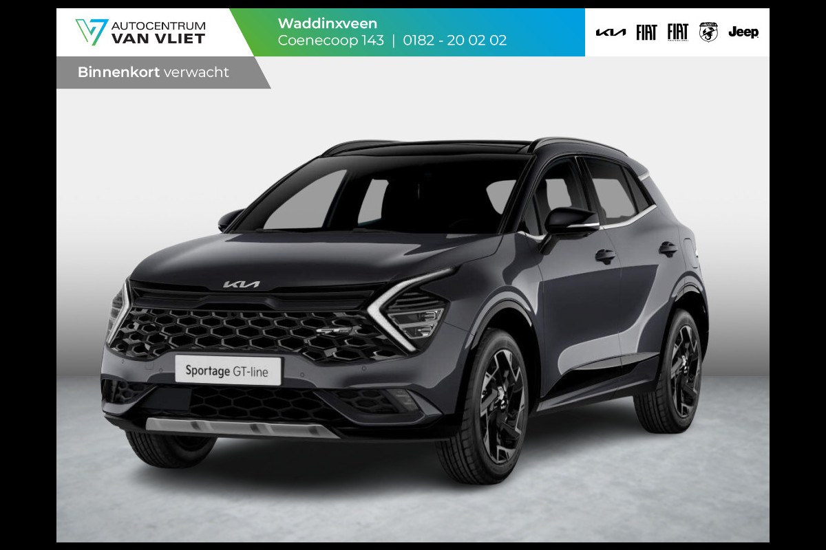 Kia Sportage 1.6 T-GDi Plug-in Hybrid AWD GT-PlusLine | Levering Sep | CarPlay | Stoelkoeling | Stoel-/stuurverwarming | Schuif-/kanteldak | PDC | LED | Navi | Camera | 19'' Kia Sportage 1.6 T-GDi Plug-in Hybrid AWD GT-PlusLine | Levering Sep | CarPlay | Stoelkoeling | Stoel-/stuurverwarming | Schuif-/kanteldak | PDC | LED | Navi | Camera | 19''