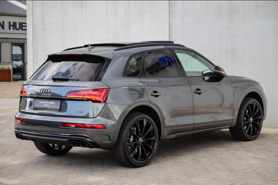 Audi Q5 50 TFSI e Quattro Competition Pro Line S S-Line 299pk Automaat! Kuipstoelen|Panoramadak|Virtual Cockpit|Camera|HUD|22inch