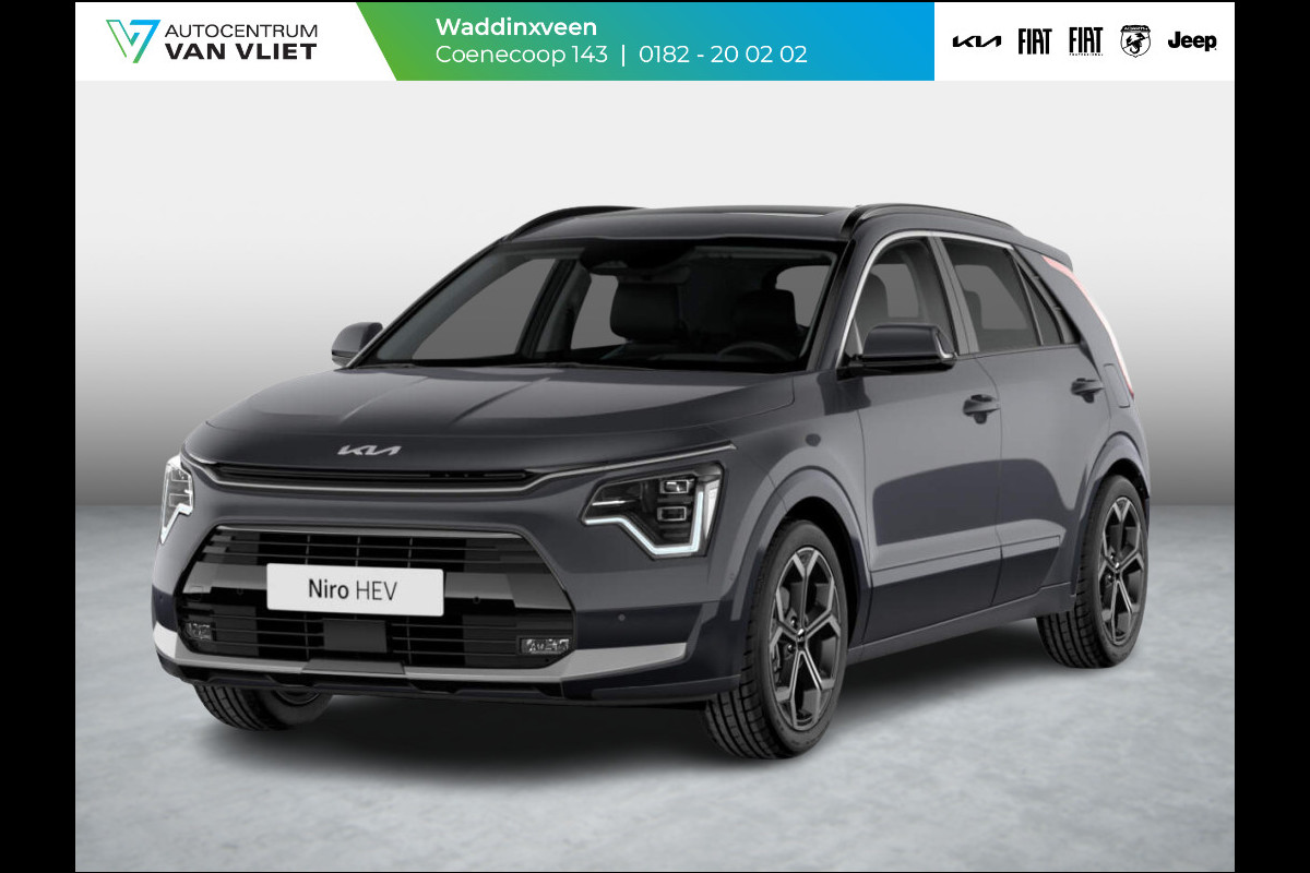Kia Niro 1.6 GDi Hybrid ExecutiveLine ANWB Private Lease v.a. € 535,- | Snelle Levering | Schuif/Kanteldak | Stoel&Stuur Verwarming | Harman Kardon | 18'' lichtmetaal | Draadloos opladen smartphone Kia Niro 1.6 GDi Hybrid ExecutiveLine ANWB Private Lease v.a. € 535,- | Snelle Levering | Schuif/Kanteldak | Stoel&Stuur Verwarming | Harman Kardon | 18'' lichtmetaal | Draadloos opladen smartphone