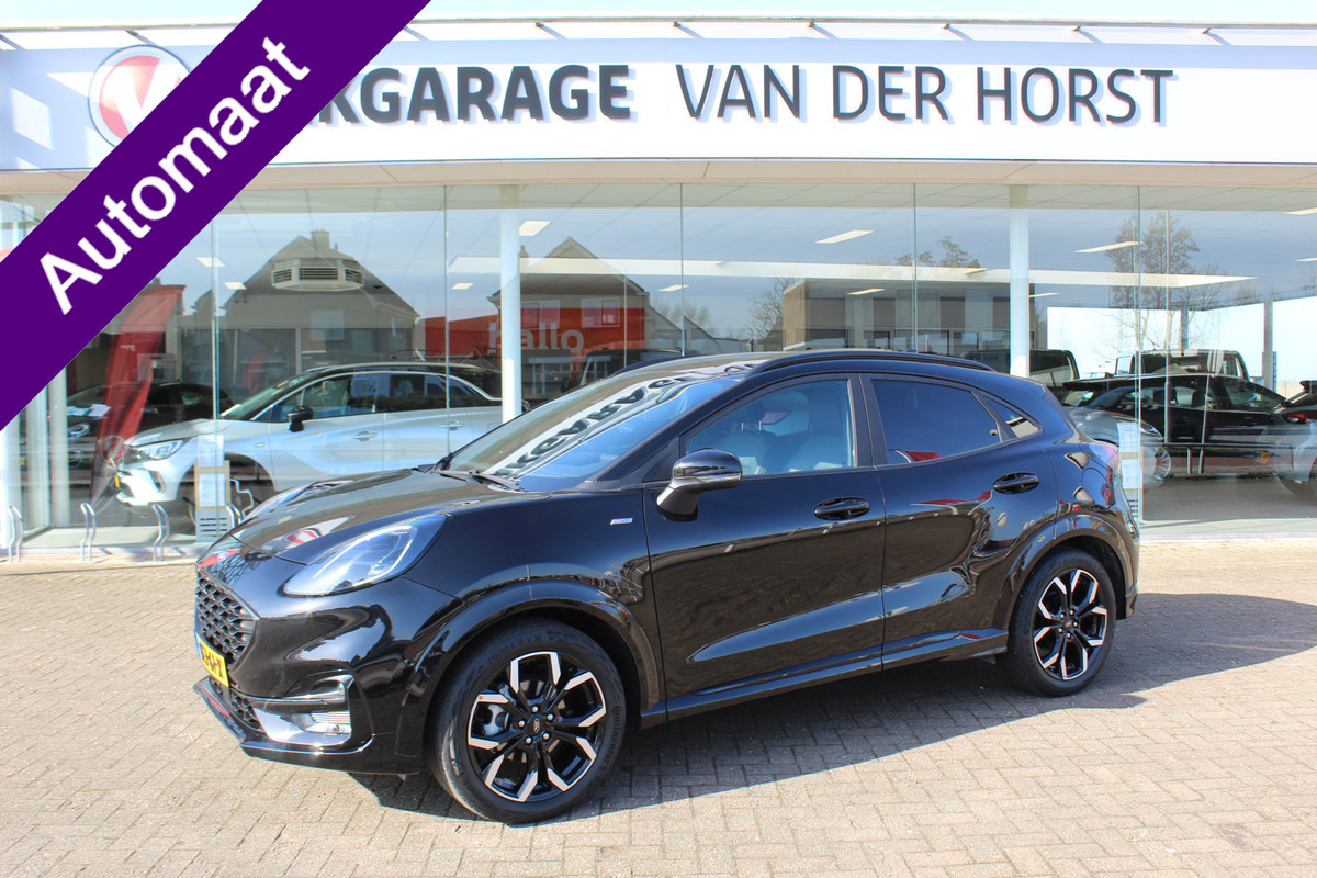 Ford Puma 1.0-125 pk EcoBoost Mild Hybrid ST-Line X AUTOMAAT ! Gun uzelf het plezier en comfort van een automaat ! Ca. €. 10.000,- beneden de nieuwprijs ! Cruise Control, Climate Control, Achteruitrijcamera, Parkeersensoren v+a, metallic lak, LM wielen, Navigatie, Telefoonvoorb., etc. Ford Puma 1.0-125 pk EcoBoost Mild Hybrid ST-Line X AUTOMAAT ! Gun uzelf het plezier en comfort van een automaat ! Ca. €. 10.000,- beneden de nieuwprijs ! Cruise Control, Climate Control, Achteruitrijcamera, Parkeersensoren v+a, metallic lak, LM wielen, Navigatie, Telefoonvoorb., etc.
