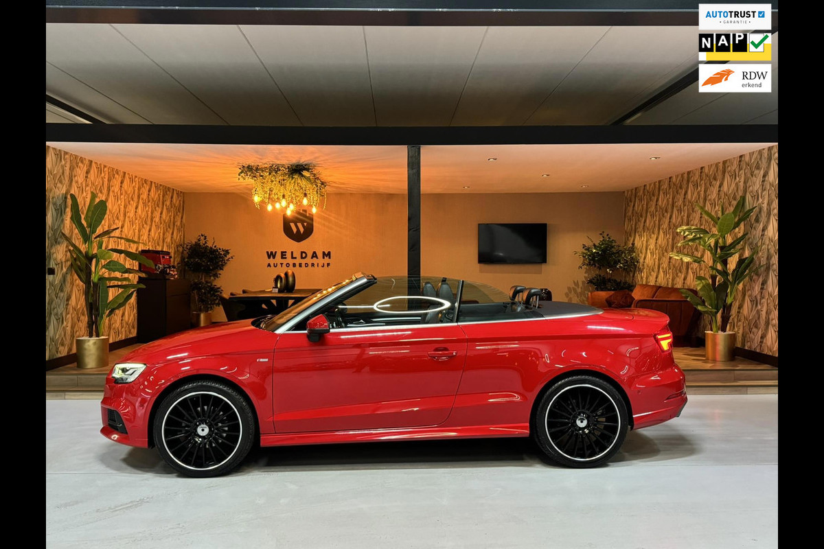 Audi A3 Cabriolet 1.4 TFSI S-Line Garantie NekVW StoelVW Clima Navi Xenon Led Velgen Rijklaar Audi A3 Cabriolet 1.4 TFSI S-Line Garantie NekVW StoelVW Clima Navi Xenon Led Velgen Rijklaar