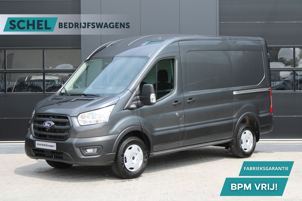 Ford Transit 350 2.0 TDCI L2H2 Trend 130pk - Facelift - 2x Schuifdeur - Adaptive Cruise - Navigatie - Blind Spot - 360 Camera - Stoel - Stuur