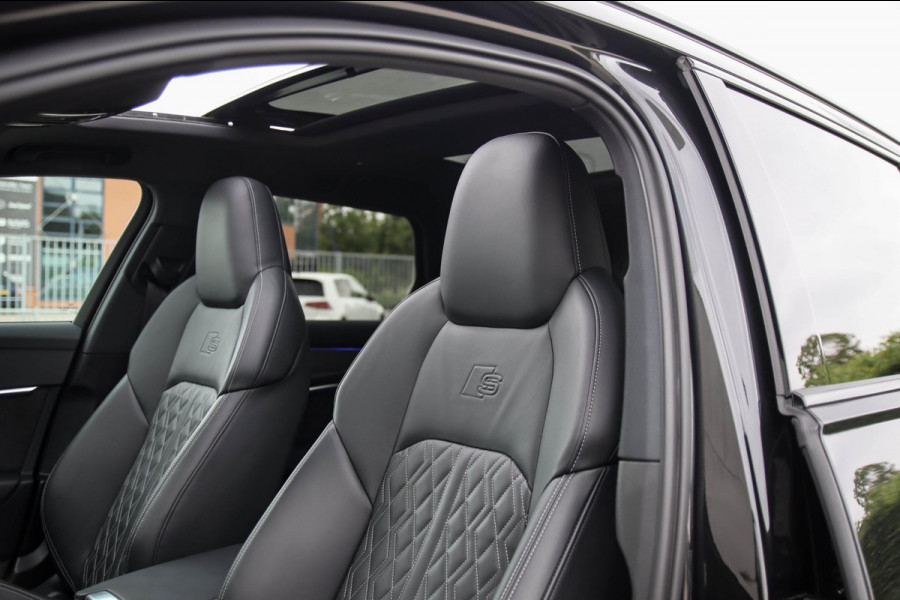 Audi A6 Avant 55 TFSI e Quattro Competition S line Edition 367pk Automaat|Kuipstoelen|Panoramadak|Virtual Cockpit|LED Matrix|Black