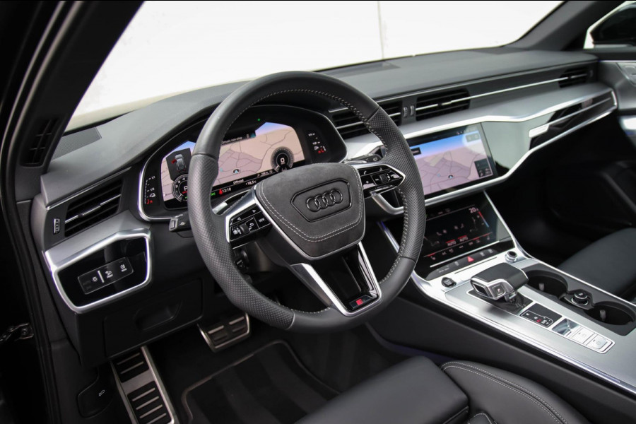Audi A6 Avant 55 TFSI e Quattro Competition S line Edition 367pk Automaat|Kuipstoelen|Panoramadak|Virtual Cockpit|LED Matrix|Black