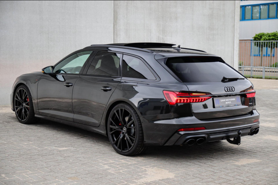 Audi A6 Avant 55 TFSI e Quattro Competition S line Edition 367pk Automaat|Kuipstoelen|Panoramadak|Virtual Cockpit|LED Matrix|Black