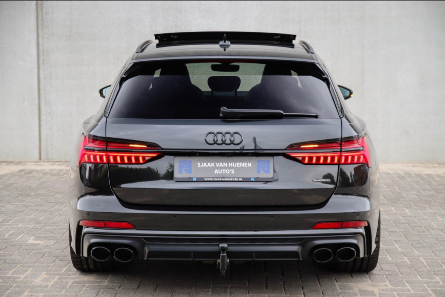 Audi A6 Avant 55 TFSI e Quattro Competition S line Edition 367pk Automaat|Kuipstoelen|Panoramadak|Virtual Cockpit|LED Matrix|Black