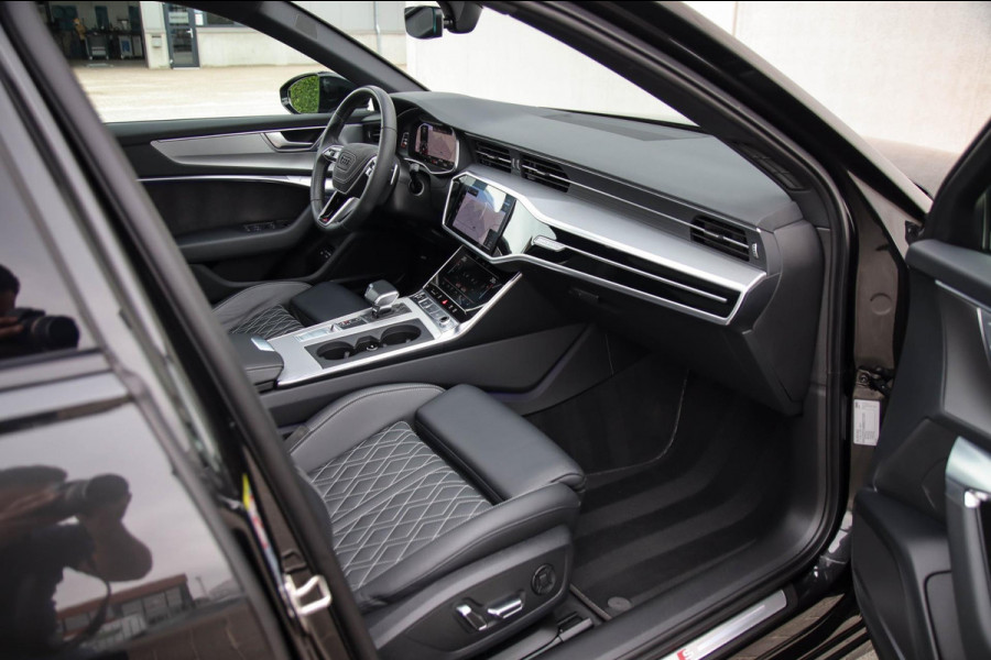 Audi A6 Avant 55 TFSI e Quattro Competition S line Edition 367pk Automaat|Kuipstoelen|Panoramadak|Virtual Cockpit|LED Matrix|Black