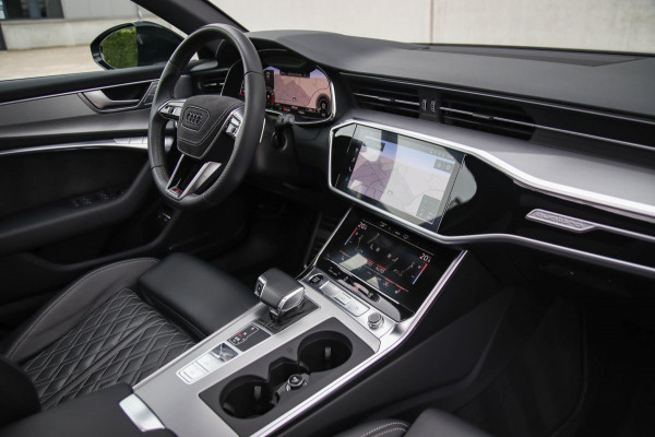 Audi A6 Avant 55 TFSI e Quattro Competition S line Edition 367pk Automaat|Kuipstoelen|Panoramadak|Virtual Cockpit|LED Matrix|Black
