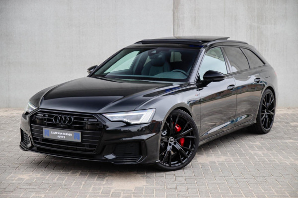 Audi A6 Avant 55 TFSI e Quattro Competition S line Edition 367pk Automaat|Kuipstoelen|Panoramadak|Virtual Cockpit|LED Matrix|Black
