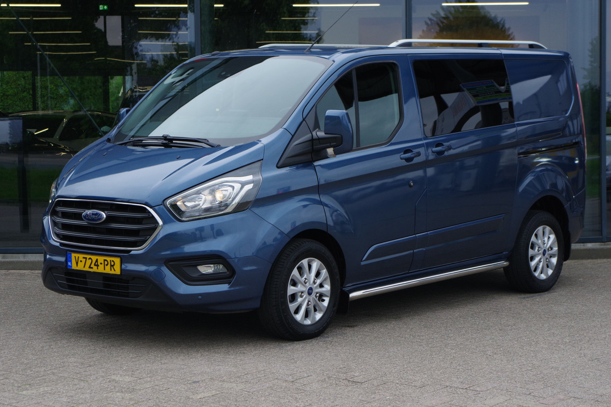 Ford Transit Custom 280 2.0 TDCI L1H1 Limited DC, Camera, Trekhaak, 2x Schuifdeur, Winterpakket Ford Transit Custom 280 2.0 TDCI L1H1 Limited DC, Camera, Trekhaak, 2x Schuifdeur, Winterpakket